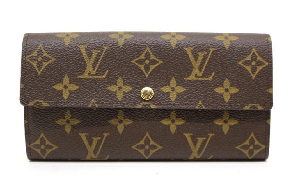 LOUIS VUITTON Portefeuille Sarah Monogram Long Wallet